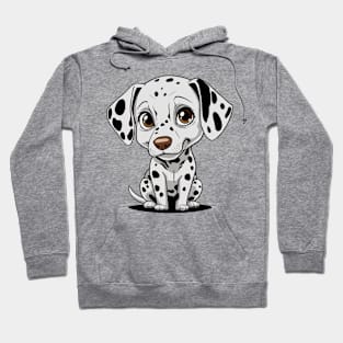 Cute Cartoon Dalmatian Puppy Tee Hoodie